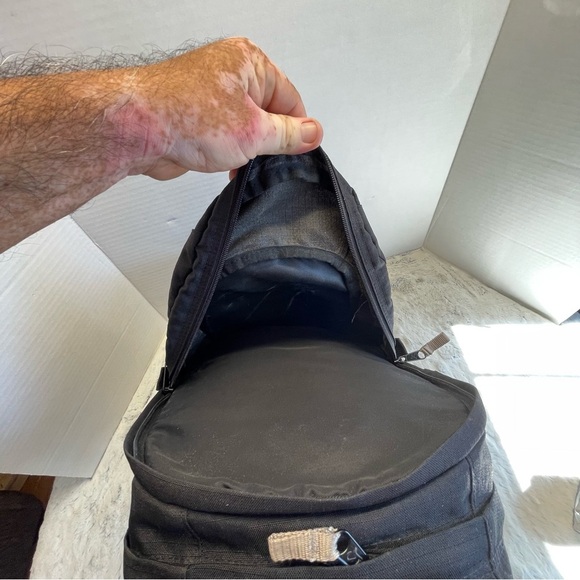 JanSport Backpack Bag Book Beach Oversize 4 Compartment Black - Picture 11 of 14